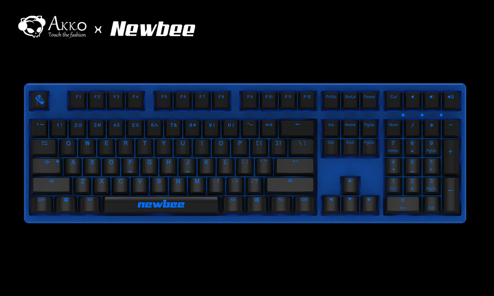 Akko发布Ducky 3108S Newbee限定版机械键盘