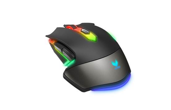 手感怪兽!雷柏V302幻彩RGB电竞游戏鼠标上市