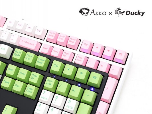 Akko发布One全新配色热升华机械键盘及键帽