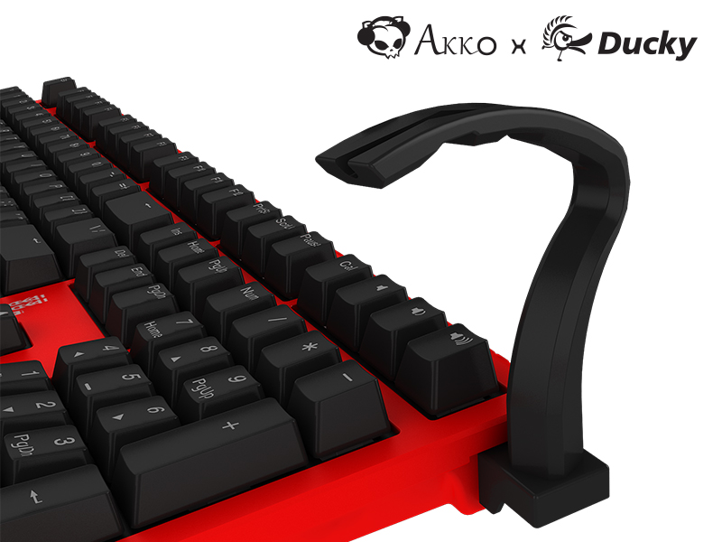 Akko与Ducky发布PBT及EDG竞赛版RGB银轴机械键盘